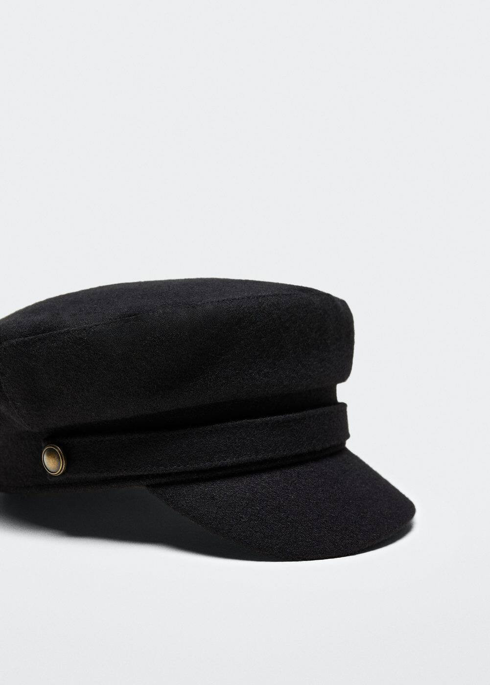 Casquette laine visière -  Femme | Mango Belgique | Mango BE