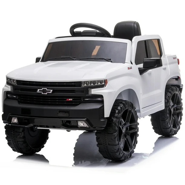 Kidzone 12V Battery Powered Licensed Chevrolet Silverado Trail Boss LT Kids Ride On Truck ATV Car... | Walmart (US)