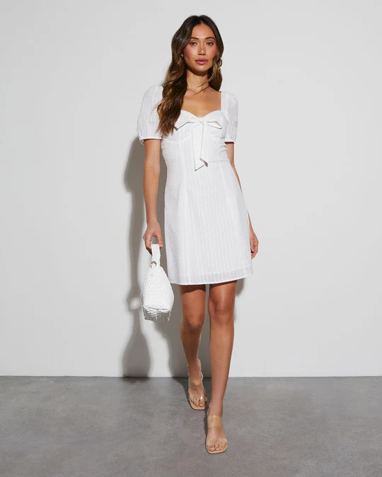 Romantic Date Sweetheart Mini Dress | VICI