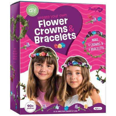 Pretty Me DIY Create Your Own Flower Crowns & Bracelets- Craft Kit, Birthday Gifts for Girls | Target