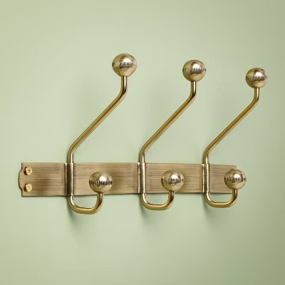 Brass Wall Hook - Hearth & Hand™ with Magnolia | Target