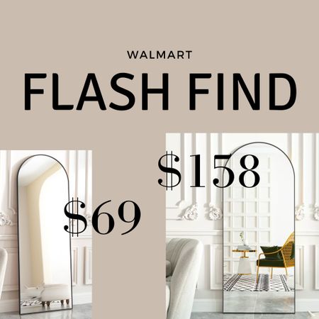 🚨Walmart sale alert!🚨 These arched floor mirrors on sale right now and are such a deal! There’s a narrow version and also a wider version, and there’s also a gold and black framed option. 

These would look great in an entryway, bedroom, home office, or living room.  Both are in stock right now! 

Floor mirrors. Black arched floor mirror. Gold arched floor mirror. Walmart home decor. Walmart clearance. Walmart deals. Walmart finds. Walmart sale. Walmart decor. Metal floor mirror. Leaning floor mirror. #walmart #mirror #floormirror #lookforless #sale #deals #clearance #budget #decoratingonabudget #homedecor #decor #bedroom #livingroom #entryway #office 


#LTKunder100 #LTKhome #LTKsalealert
