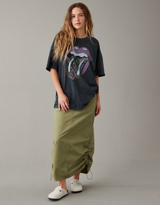 AE Oversized Rolling Stones Graphic Tee | American Eagle Outfitters (US & CA)