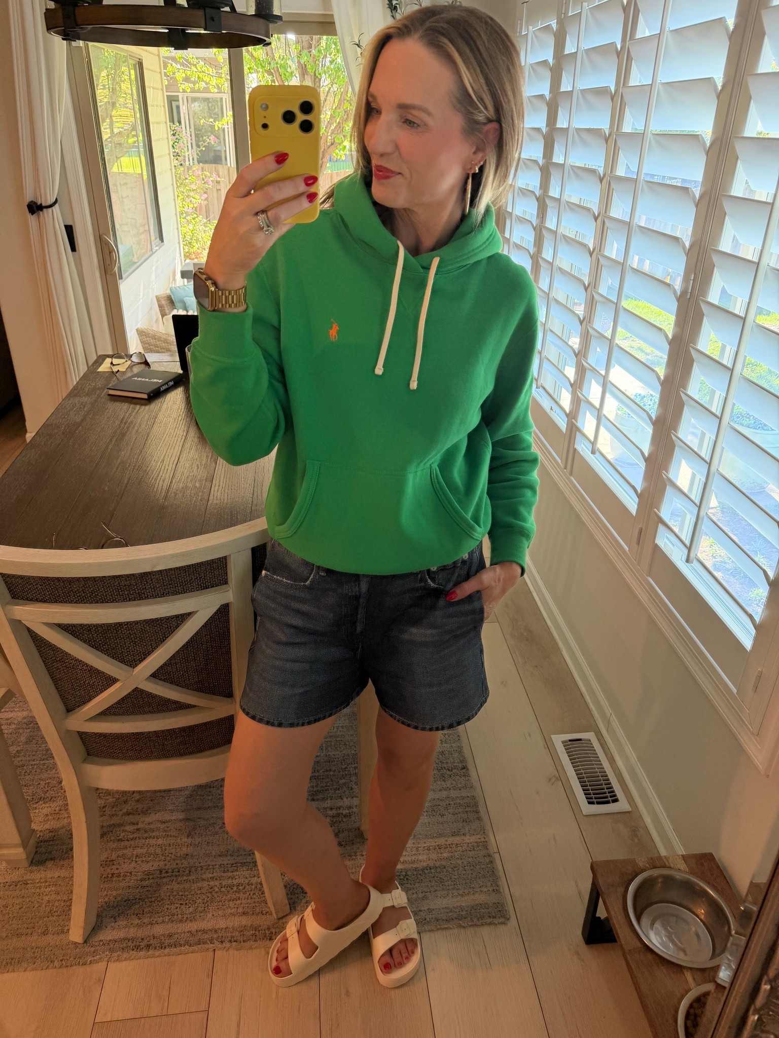 Sweatpant jeans shorts! I got a mediumm

#LTKmomlife #LTKTall #LTKdayinmylife