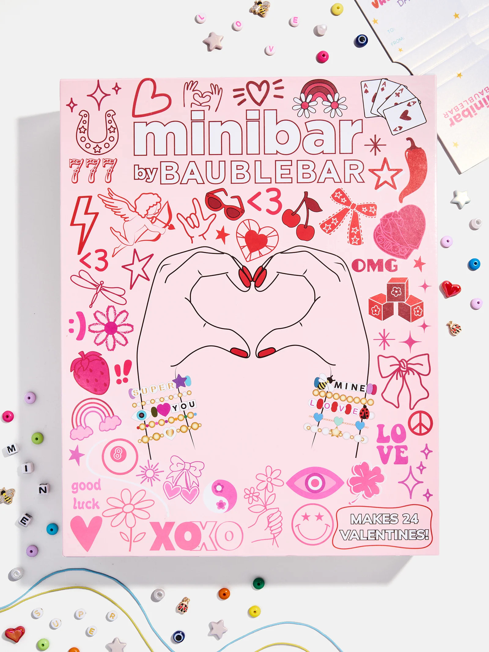 Kids’ DIY Valentine Bracelet Craft Kit - Valentine Bracelet DIY Kit | BaubleBar