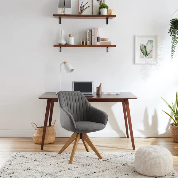 Brister 22.83'' Wide Tufted Swivel | Wayfair North America