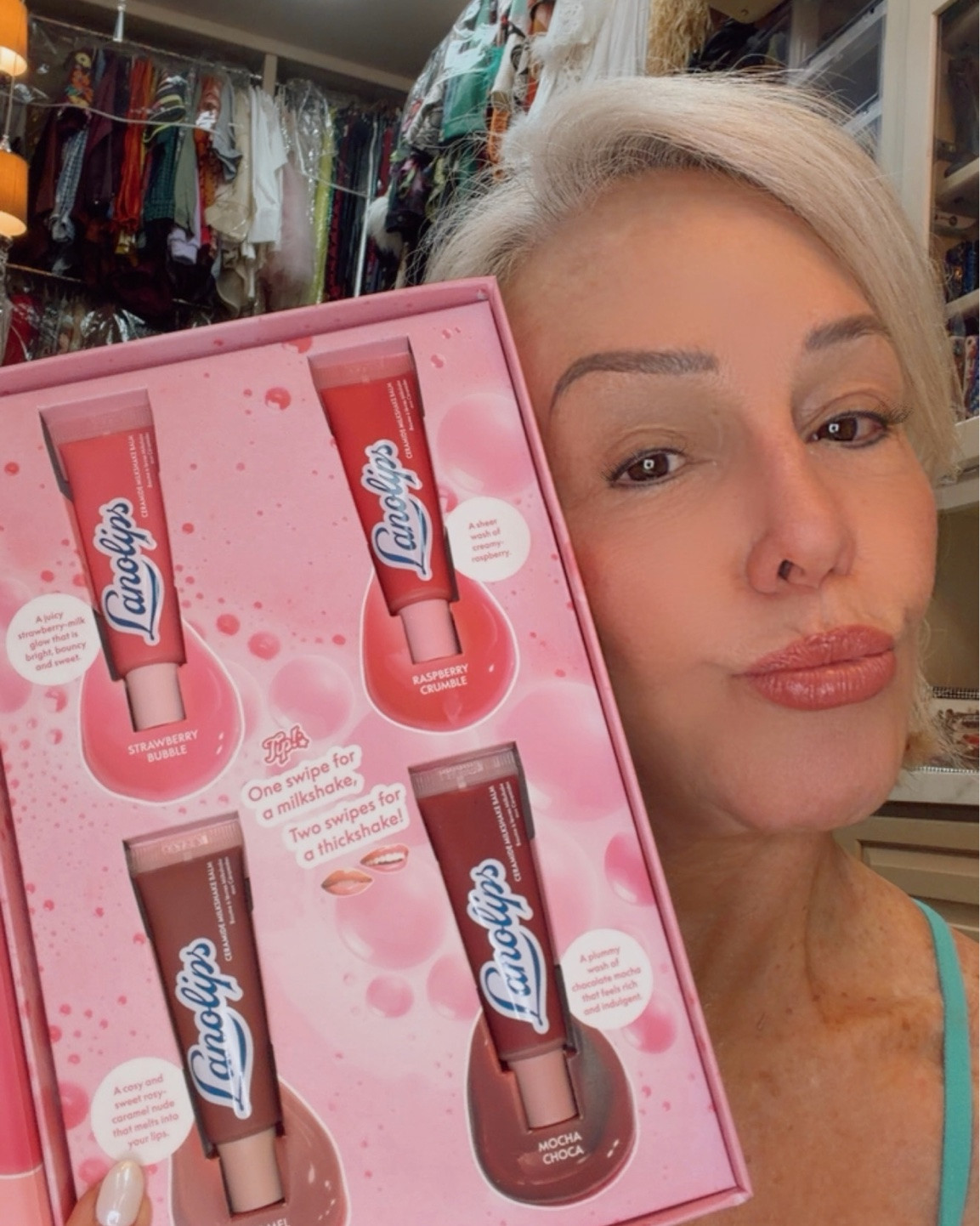 You're about to discover the SOFTEST, CREAMIEST balm ever invented. Hydration is sooo important for our lips

With 90% lanolin, boosted with ceramides and murumuru butter to strengthen the lip barrier.

TIP: One swipe for a milkshake, two swipes for a thickshake.

#LTKselfcare #LTKOver40 #LTKgrwm