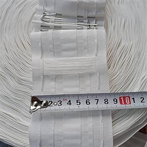 Amazon.com: 3.35 Inch Wide Multifunction Curtain Tapes for Home Sewing Curtain Heading Deep Pinch... | Amazon (US)