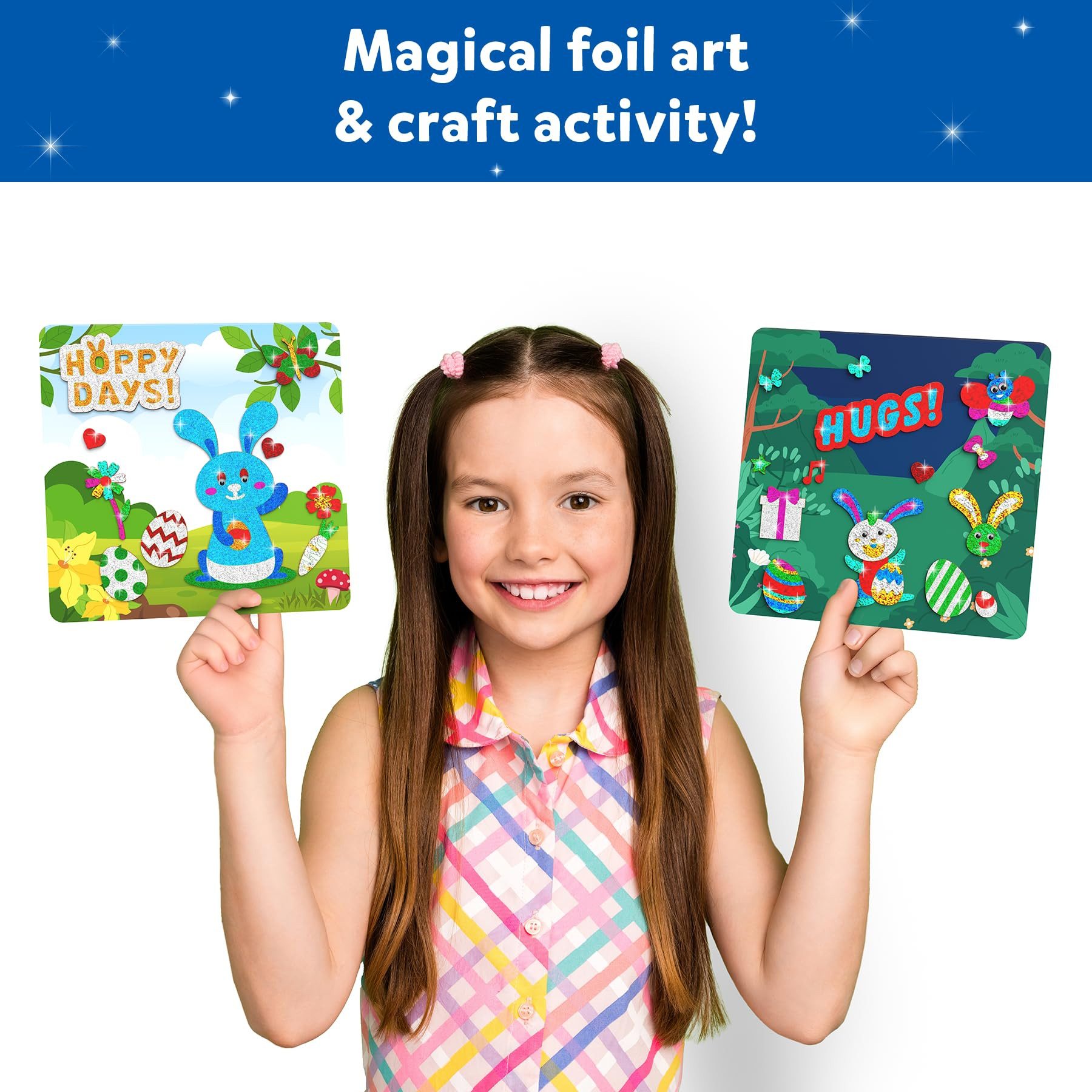 Skillmatics Foil Fun - Easter Cards, No Mess Art for Kids, Easter Basket Stuffers, Craft Kits, DI... | Amazon (US)