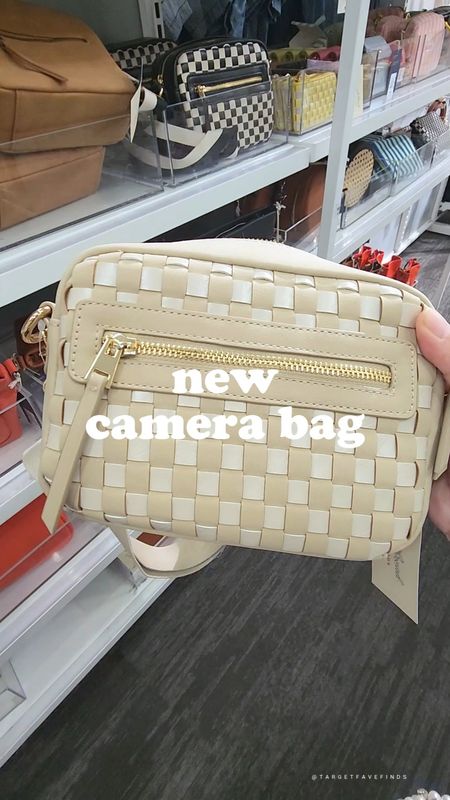 Neutral checkered camera bag find at Target, target style, targetfavefinds 

#LTKFindsUnder50 #LTKItBag #LTKVideo