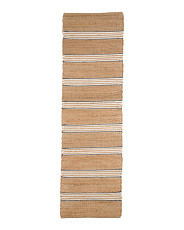 2x8 Striped Jute Runner | TJ Maxx