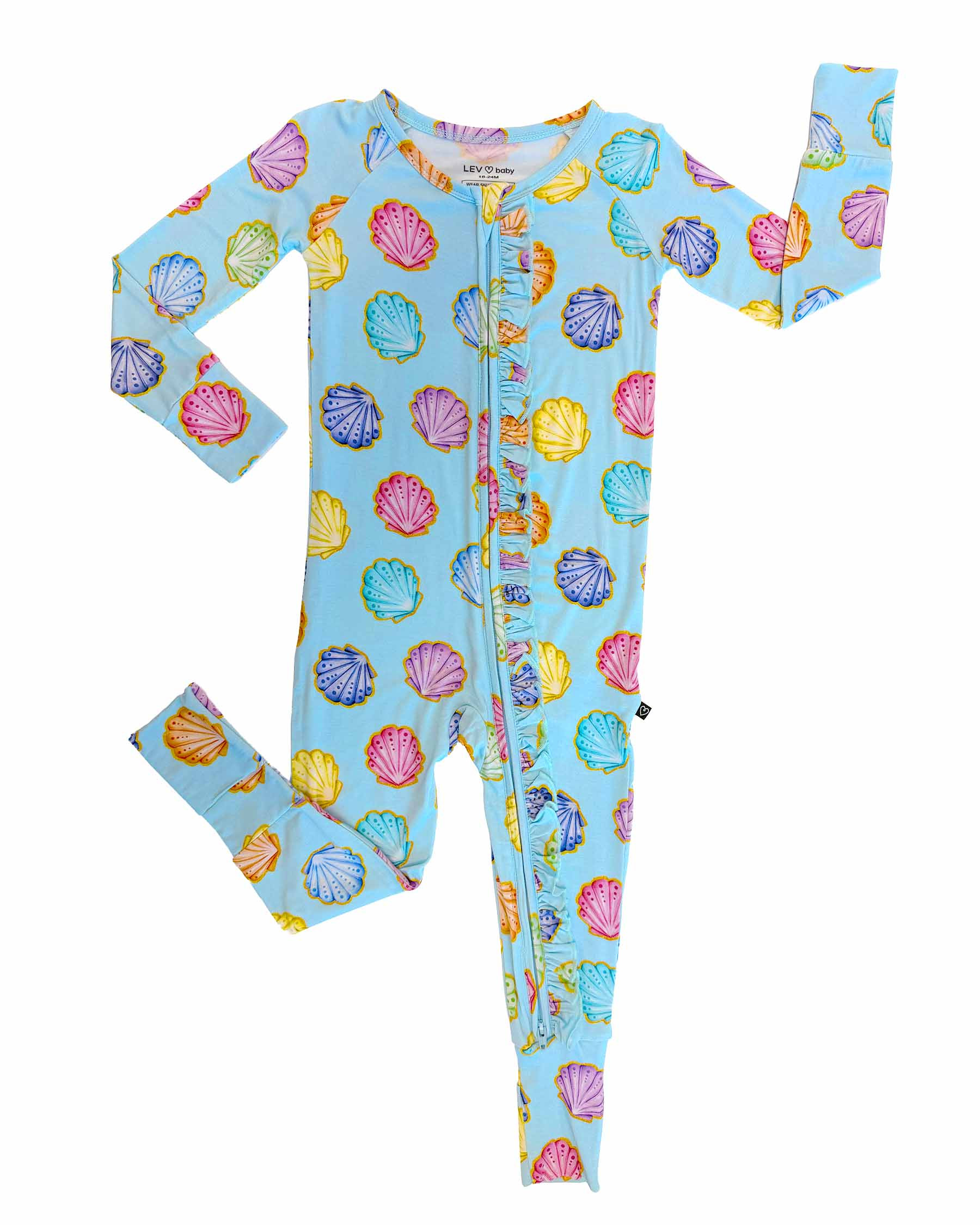 Jenna Ruffled \u2018Poppy\u2019\u2122: The Convertible Romper | LEV Baby