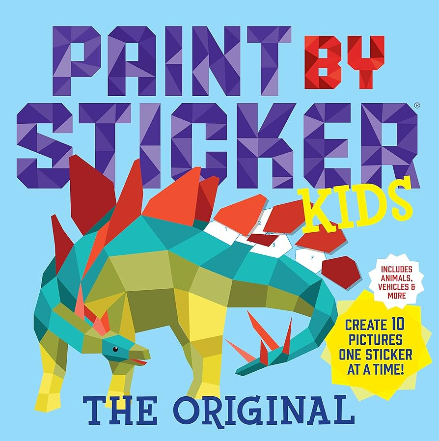 Paint by Sticker Kids, The Original: Create 10 Pictures One Sticker at a Time! (Kids Activity Boo... | Amazon (US)