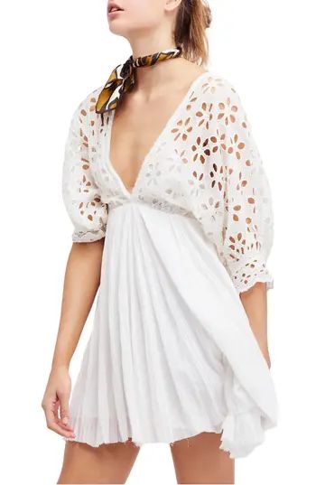 Women's Free People Bella Note Minidress, Size XX-Small - White | Nordstrom