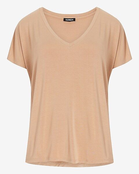 Relaxed V-Neck London Tee | Express