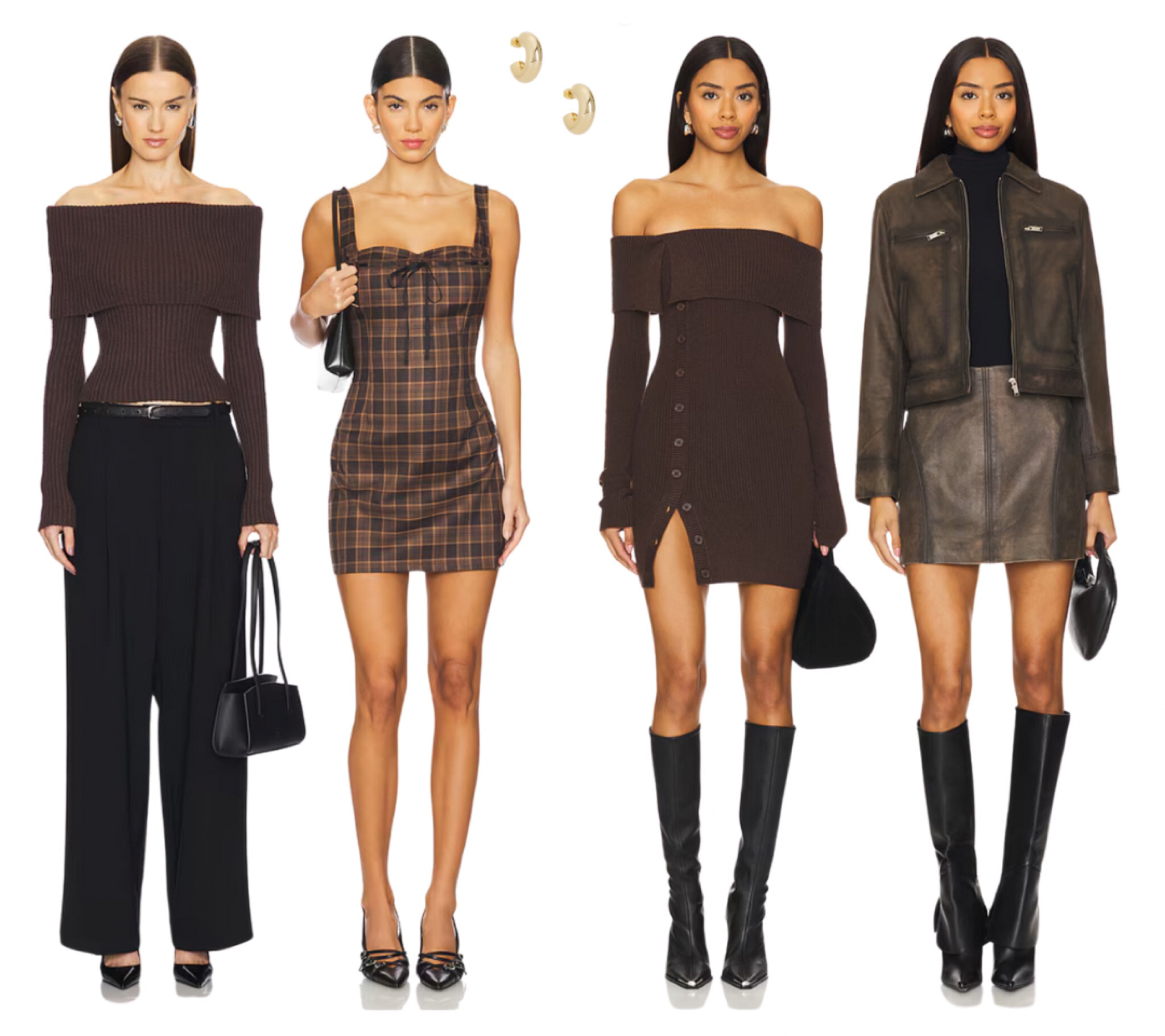 Bringing all the cozy autumn vibes with these stunning brown pieces from Revolve! 🍂 These picks are perfect for layering and adding warmth to any outfit. Tap to shop my favorite pieces for an effortlessly chic fall look! #LTKfallfashion #Revolve #FallEssentials #BrownTones

#LTKSeasonal #LTKParties #LTKStyleTip