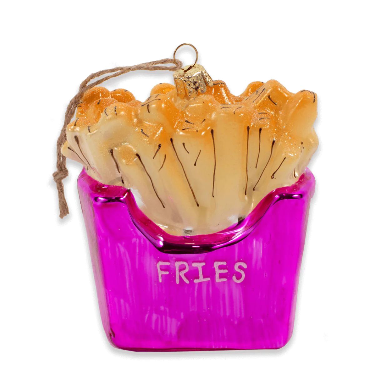 Pink Fries Ornament | Furbish Studio