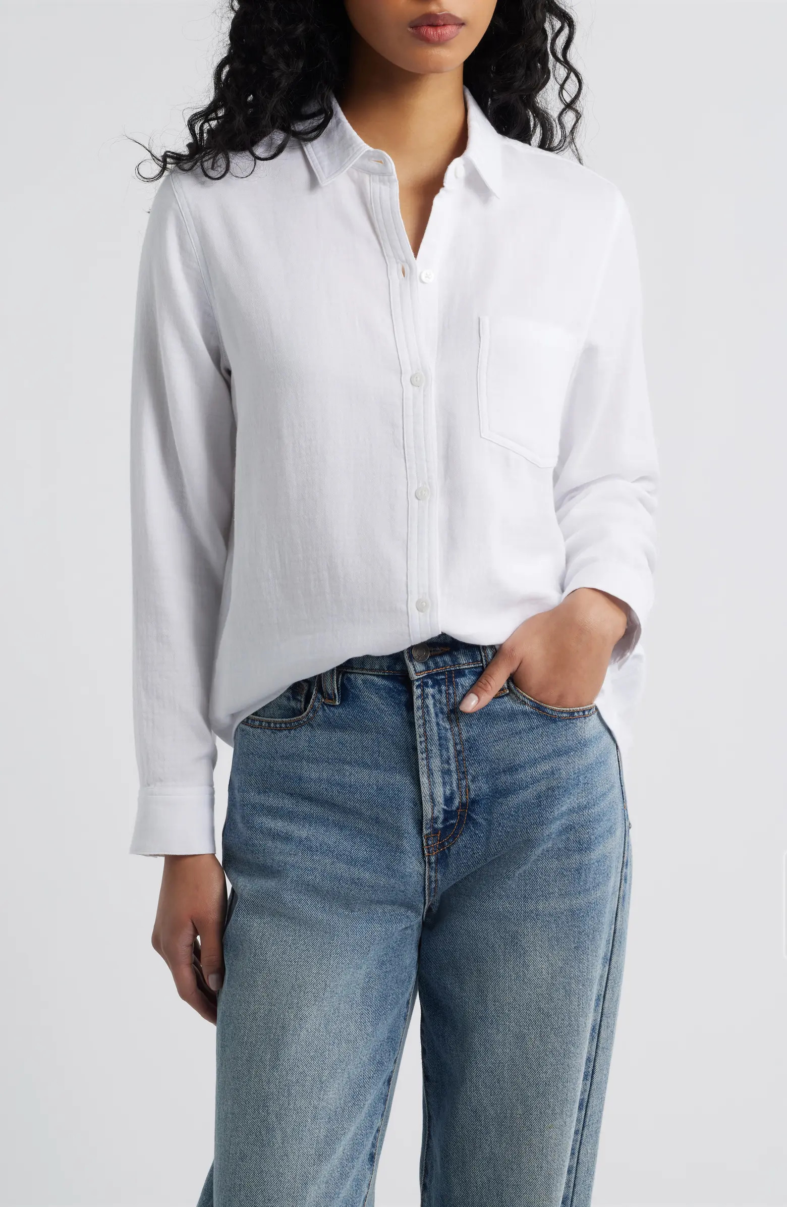 Freeman Cotton Button-Up Shirt | Nordstrom