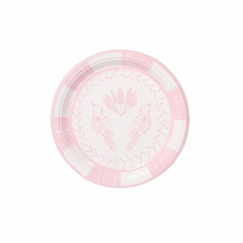 8" Green and Blue Lovebirds Josephine Disposable Salad and Dessert Plates, Pack of 8 - Great for ... | Amazon (US)
