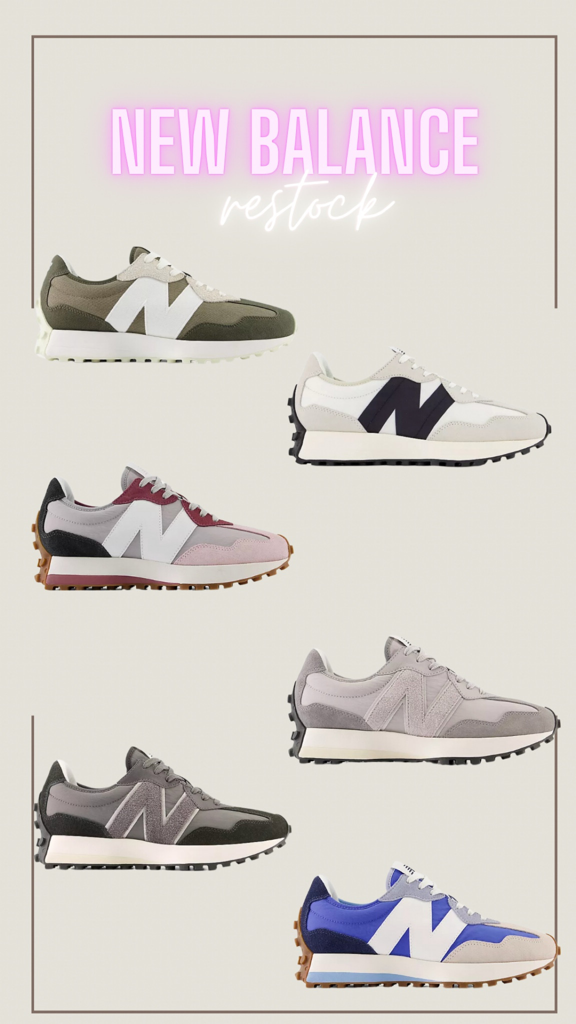 My absolute favorite sneaker! I find them to be TTS but some people say size up 1/2 size. 

Tip: look for men’s or kids sizes if you want different colors! I wear an 8 in women’s and a 6 in men’s and kids  

New balance 
Women’s sneakers
Women’s causal shoe
Tennis shoe
Sneakers


#LTKFind #LTKshoecrush #LTKstyletip