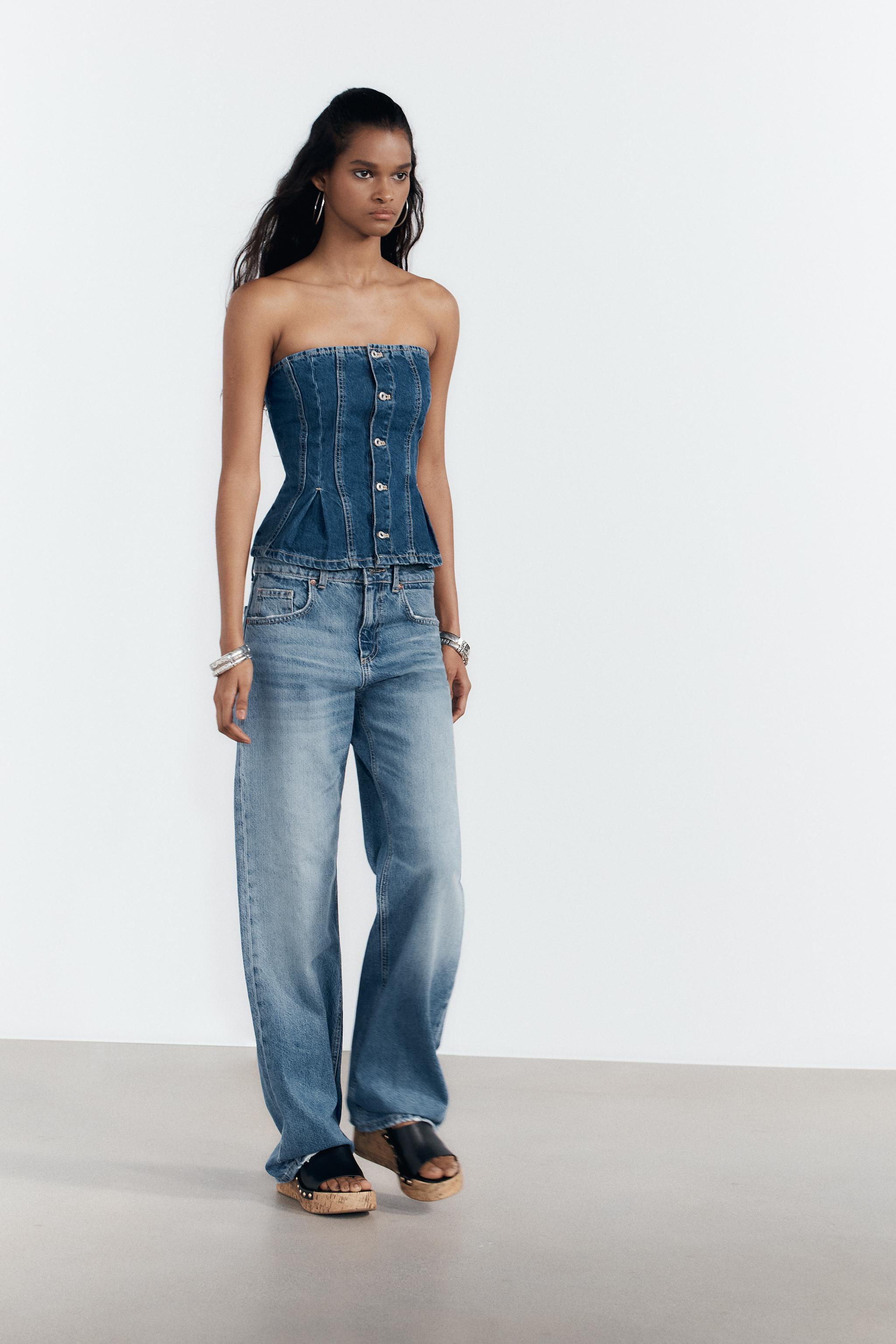 JEANS TRF WIDE LEG VITA MEDIA | Zara IT