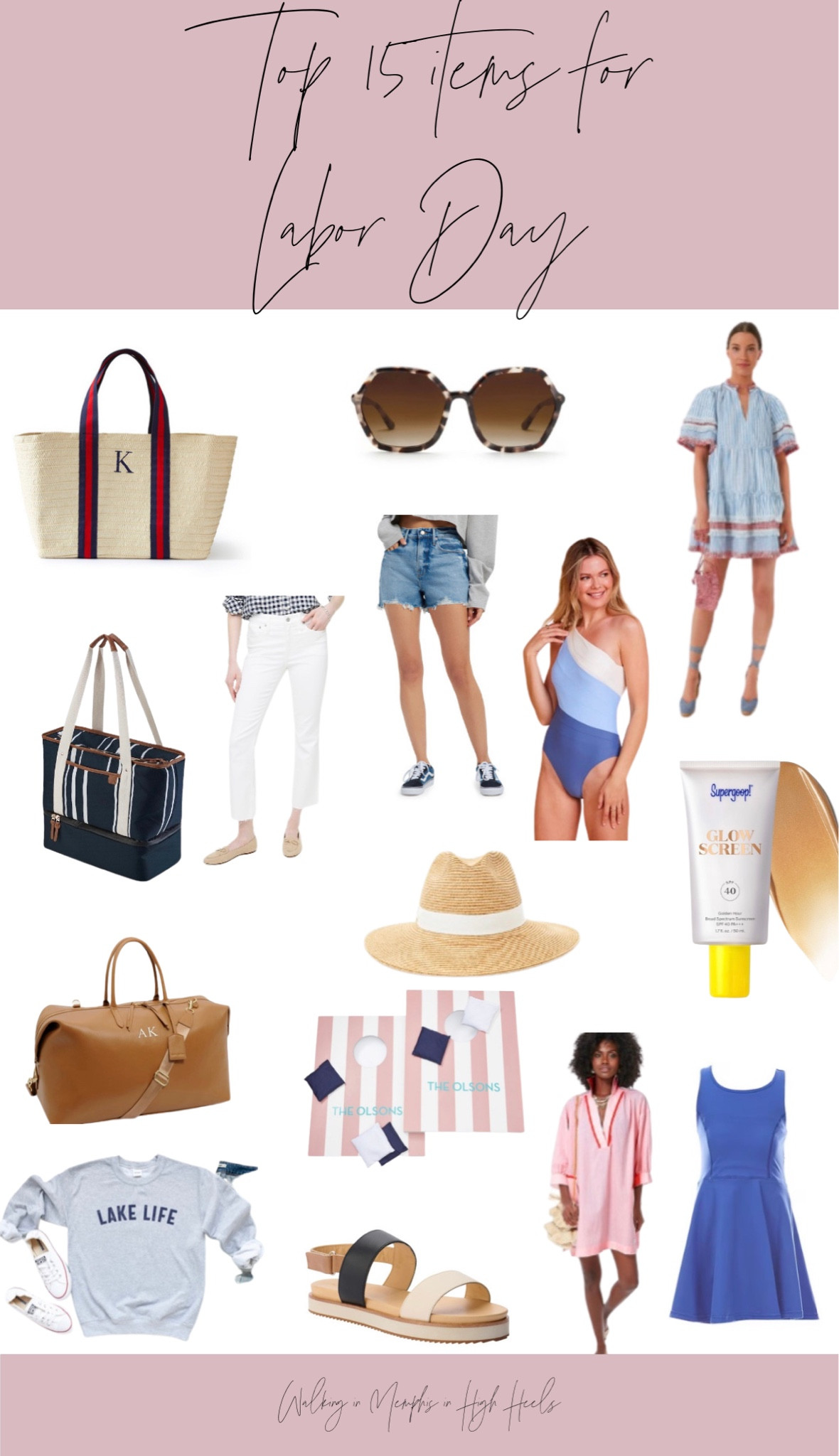 Labor Day // Summer // Hat // Sunnies // Swim // Bag // Dress // Outfit // 

#LTKstyletip #LTKsalealert #LTKFind