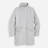 Cocoon coat in Italian stadium-cloth wool | J. Crew US