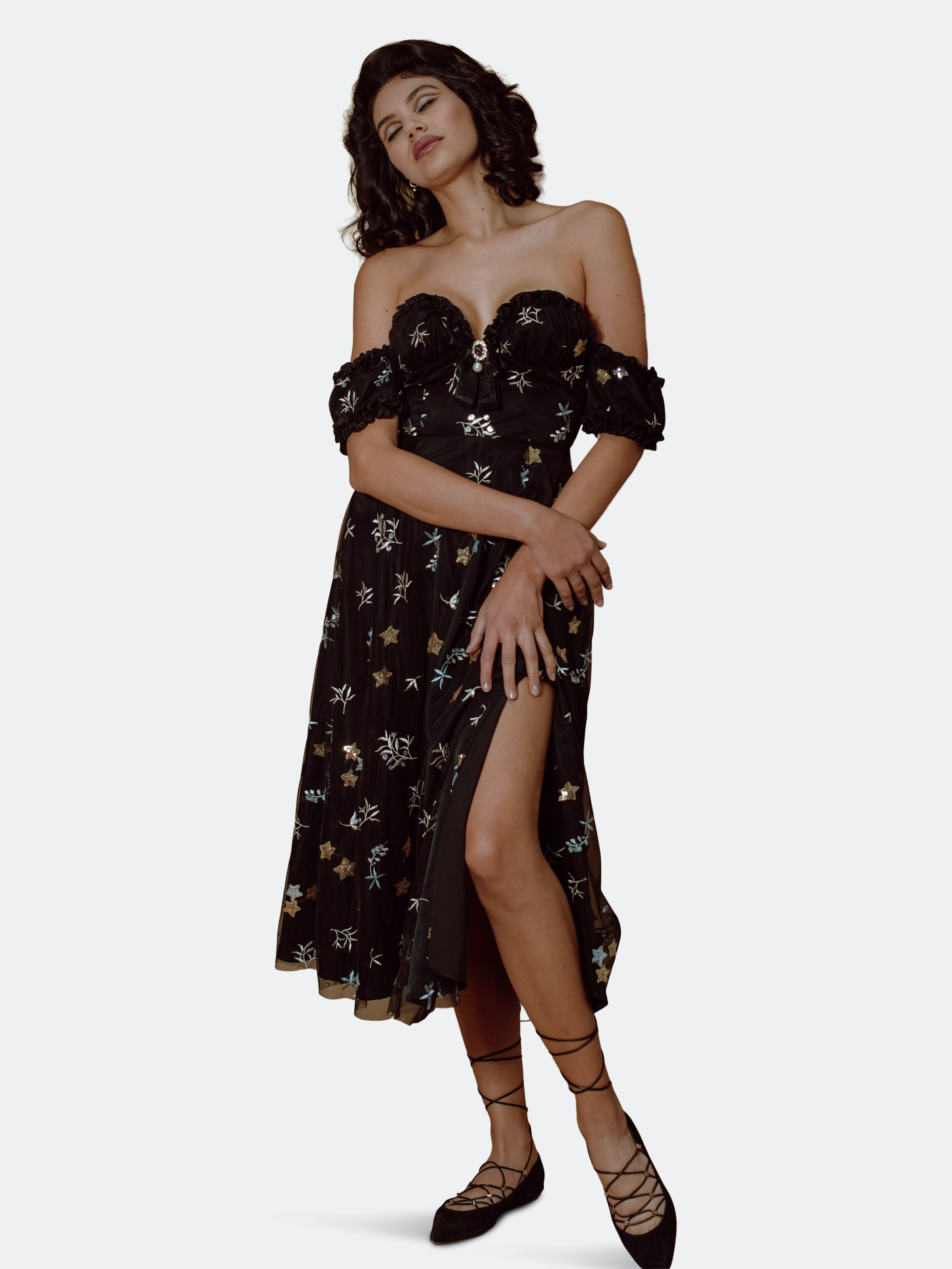 Sparkle Stars Dress By Asady - S | Verishop