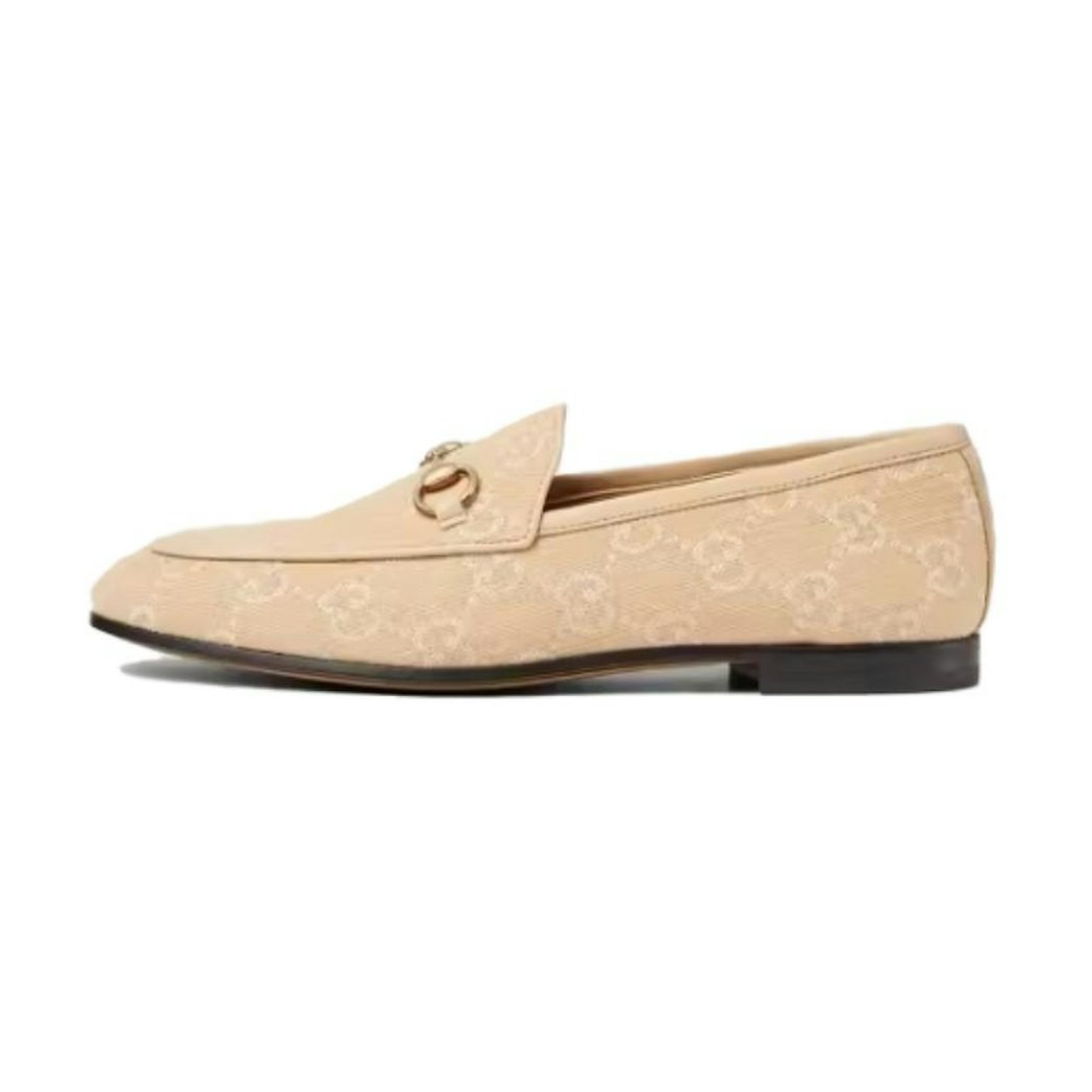 (W) Gucci Jordaan 'Denim Embossed Horsebit Loafer Yellow' EU 37.5 | Novelship