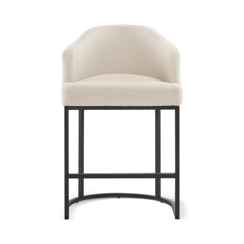 Canio Upholstered Counter Stool with Metal Frame | Wayfair North America