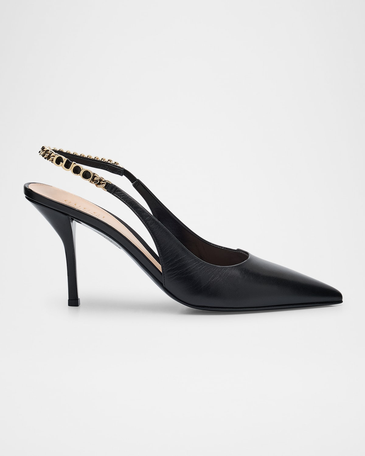 Signoria Slingback Leather Pumps | Neiman Marcus