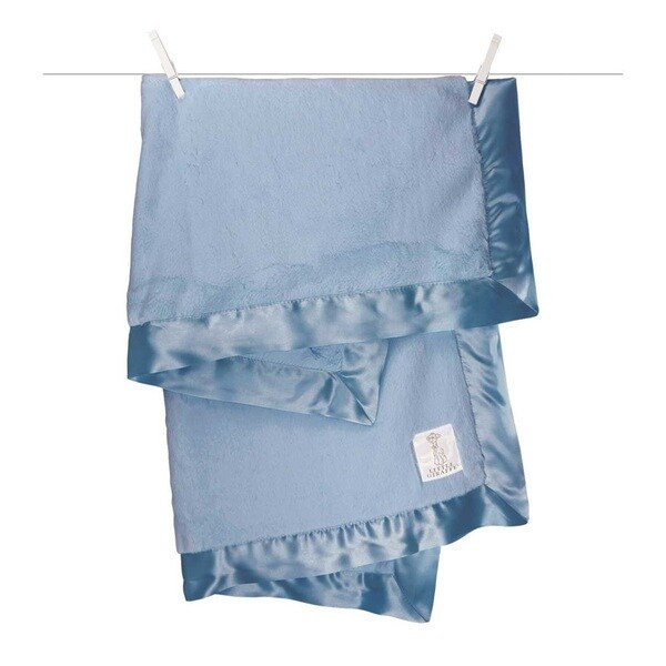 Little Giraffe Cornflower Luxe Baby Blanket | Bed Bath & Beyond