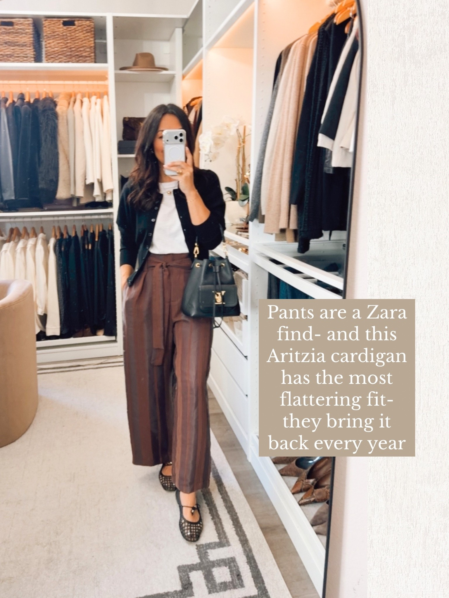Pants TTS wearing a medium in the cardigan ⭐️
