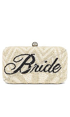 From St Xavier Bride Box Clutch in Ivory & Black from Revolve.com | Revolve Clothing (Global)
