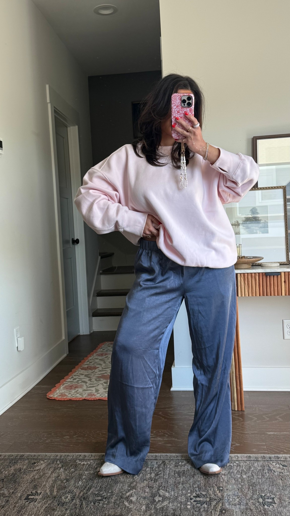 XL sweatshirt from aerie and feels like a cloud!! Pants are Size large and roomy! Could size down in them! 

#LTKdayinmylife #LTKootd #LTKValentine