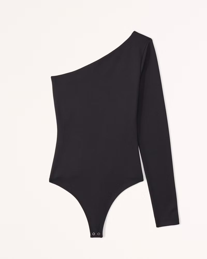 One-Shoulder Seamless Fabric Bodysuit | Abercrombie & Fitch (US)