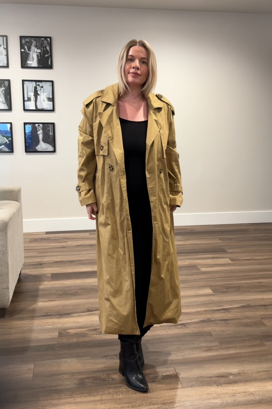 Date night outfit 
Dress XS Amazon 
Coat XS favorite daughter 
