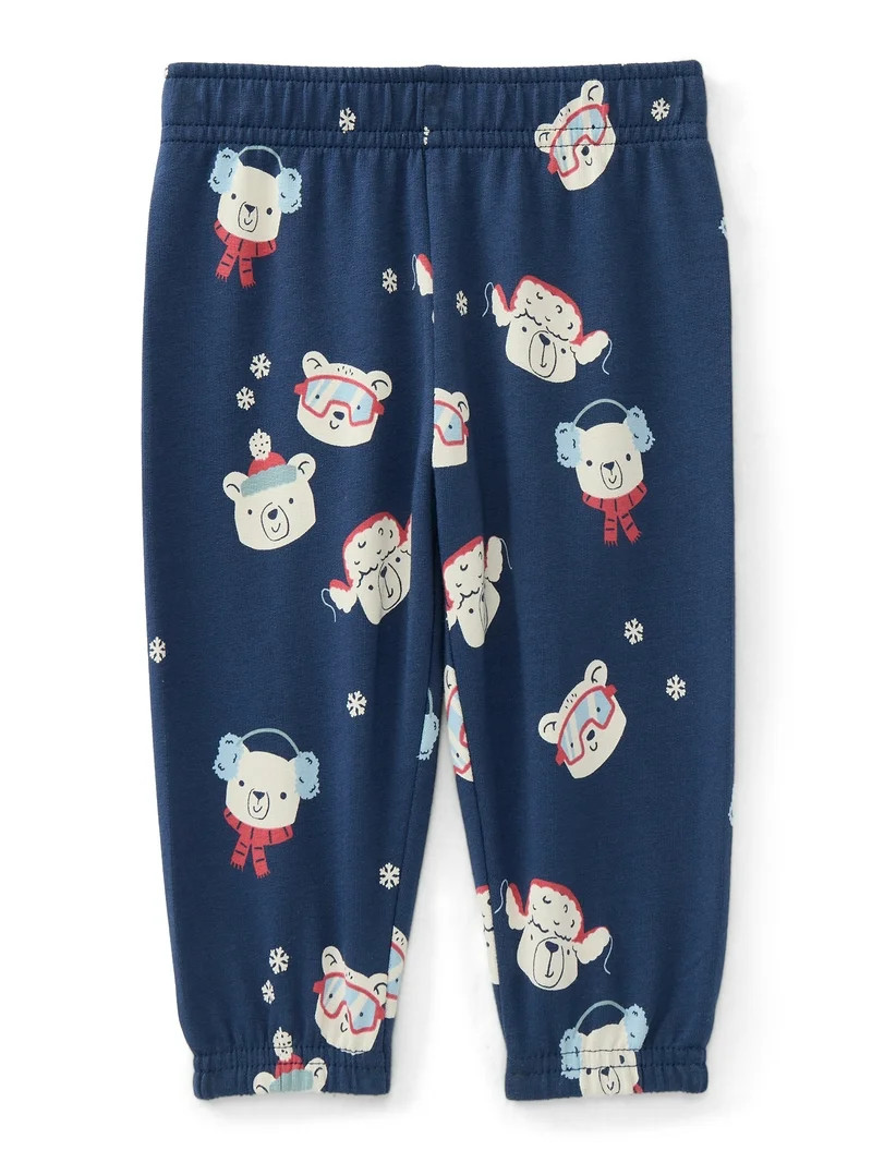 Garanimals Baby Boys Holiday Terry Printed Joggers, Sizes 0M-24M | Walmart (US)