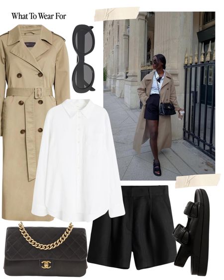 Trench coat outfits 🧥

Spring style, linen shorts, white shirt, neutral fashion, sandals, Marks & Spencer, h&m, Chanel bag 

#LTKeurope #LTKstyletip #LTKSeasonal