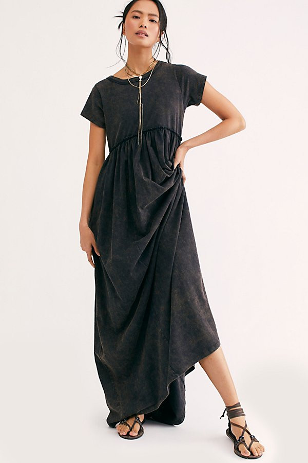 Carissa Tee Dress by Free People, Black, XS | Free People (Global - UK&FR Excluded)