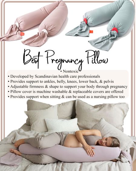 This pregnancy pillow has helped me drastically with the aches and pains of my growing stomach. A nontoxic pregnancy pillow that is created by health care professionals who keep you and your babies best interests in mind! The pillow has an adjustable firmness feature and provides support as your body undergoes changes throughout pregnancy. Easy to clean, doesn’t take up all the bed space, and can be used for nursing after pregnancy too! 


#maternity #pregnancypillow #giftsforpregnantwomen #pregnant #firsttrimester #secondtrimester #thirdtrimester #nursingpillow #bodypillow #maternitygifts #bestpregnancypillow #pillows 



#LTKhome #LTKbaby #LTKbump