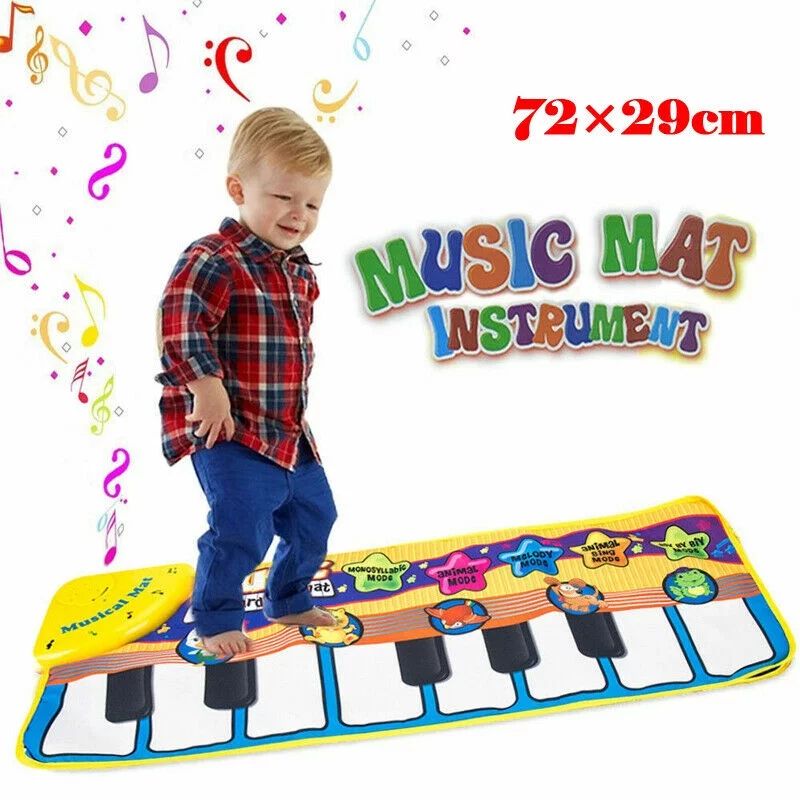 Musical Music Kid Piano Play Baby Mat Animal Educational Soft Kick Toy | Walmart (US)