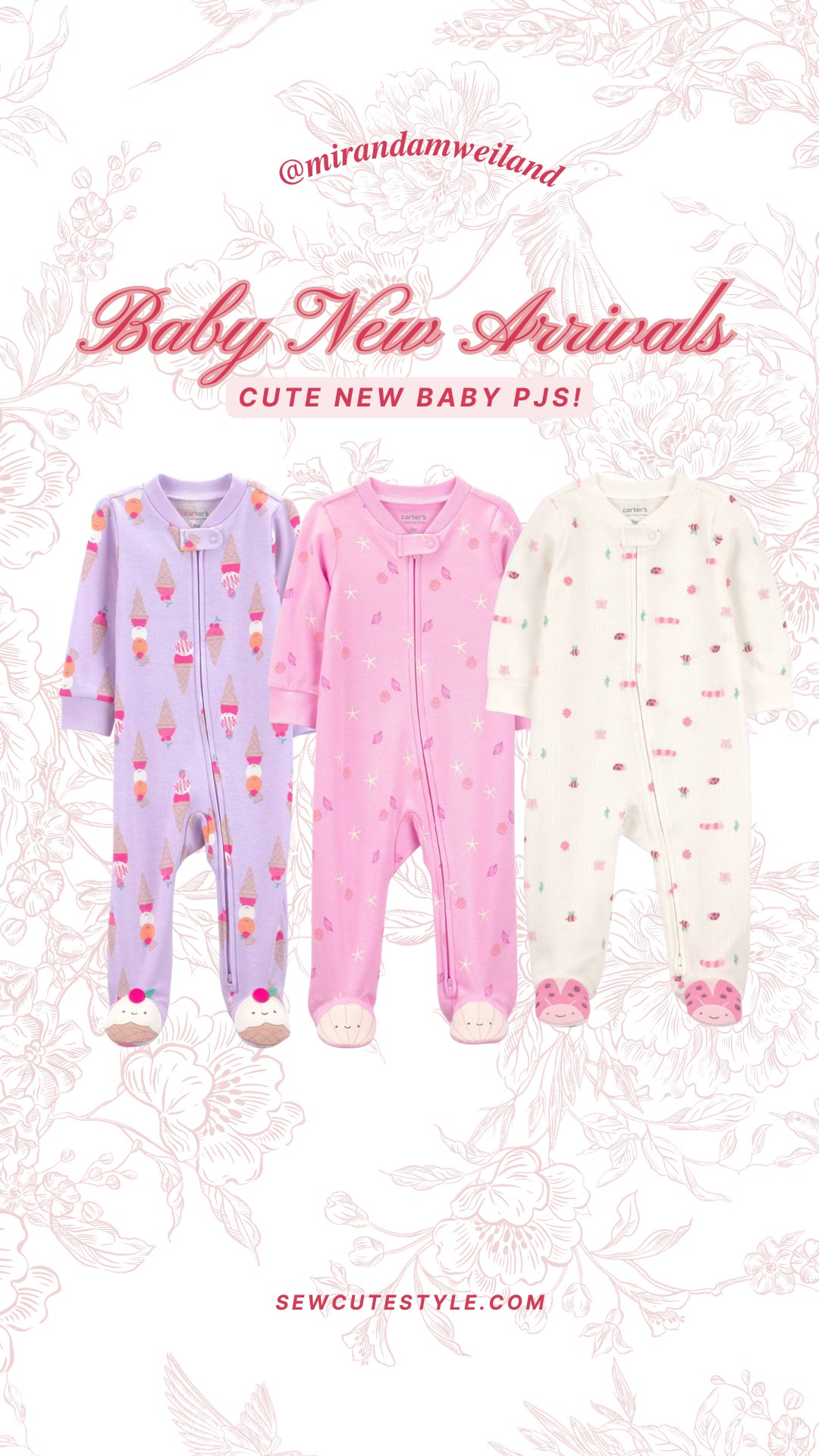 Sweet dreams start with the cutest jammies 💕✨
These baby girl pajamas are soft, cozy, and almost too adorable for bedtime 🎀 perfect for snuggles, story time, and slow mornings at home

baby girl pajamas / baby sleepwear / cozy essentials / soft cotton pjs / baby girl outfits / bedtime routine / new mom finds / infant essentials / neutral baby style / classic baby clothes

#LTKBaby