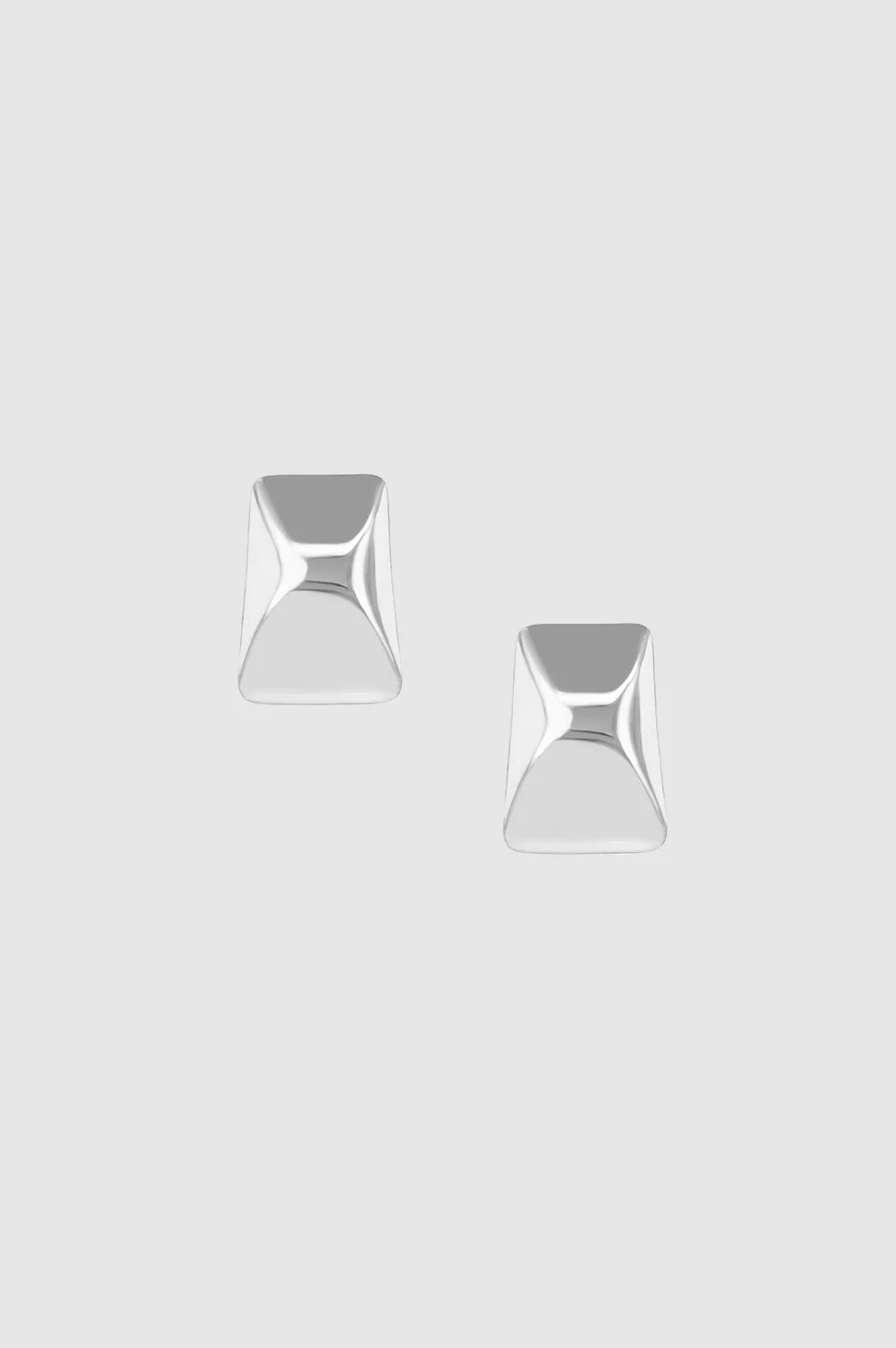 Curved Rectangle Earrings | Anine Bing