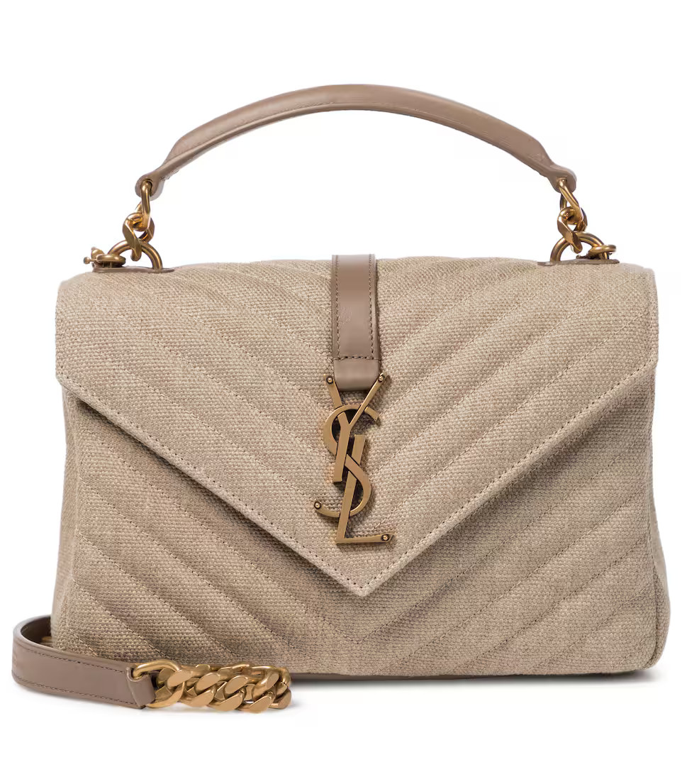 Collège Small linen shoulder bag | Mytheresa (US/CA)