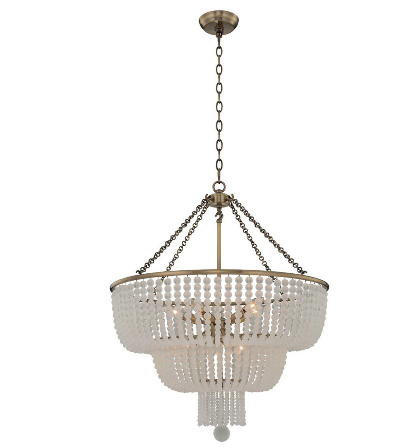 Esperanza 8 - Light Steel Dimmable Tiered Chandelier | Wayfair North America