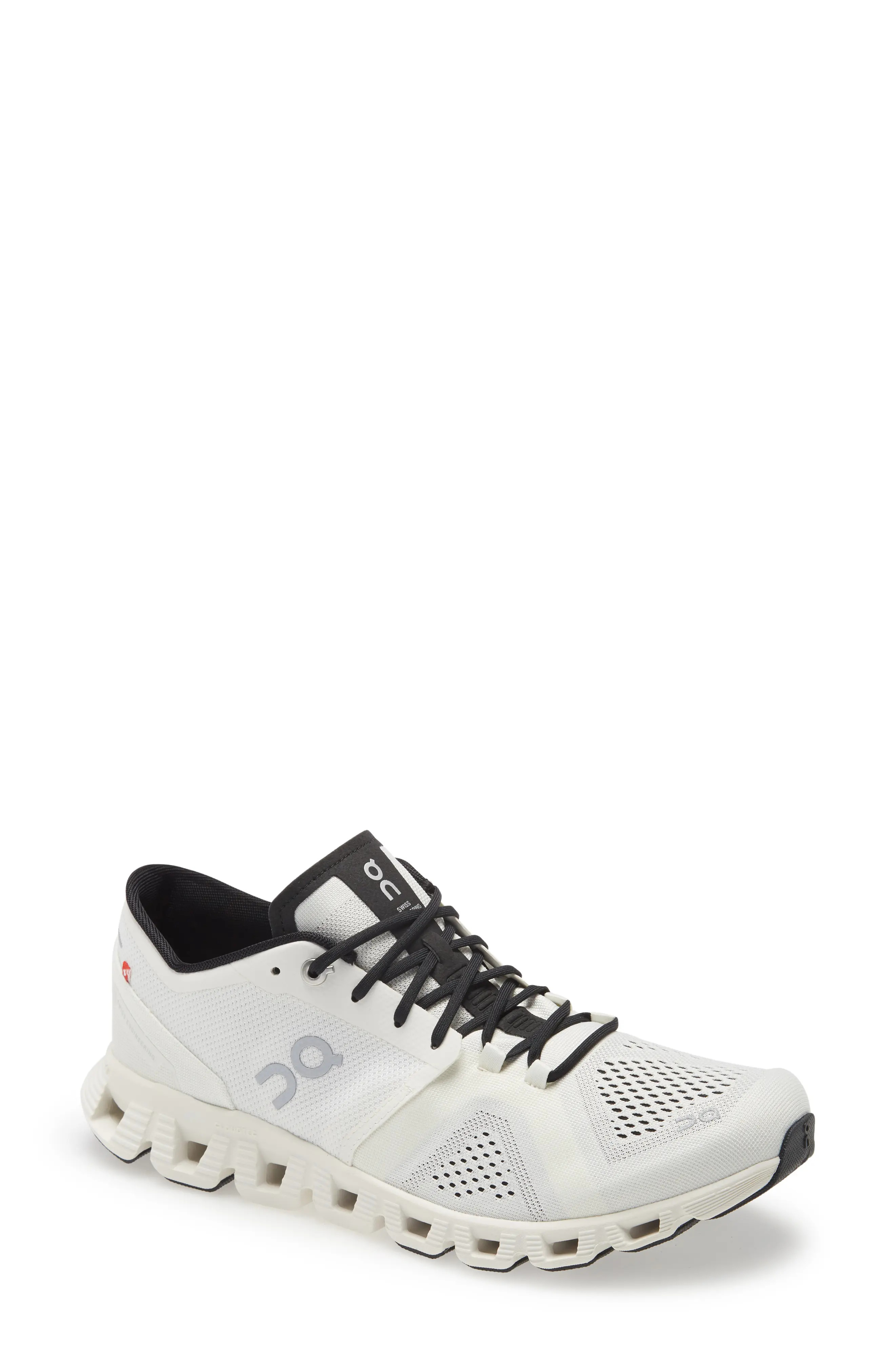 On Cloud X Training Shoe, Size 7 in White/Black at Nordstrom | Nordstrom