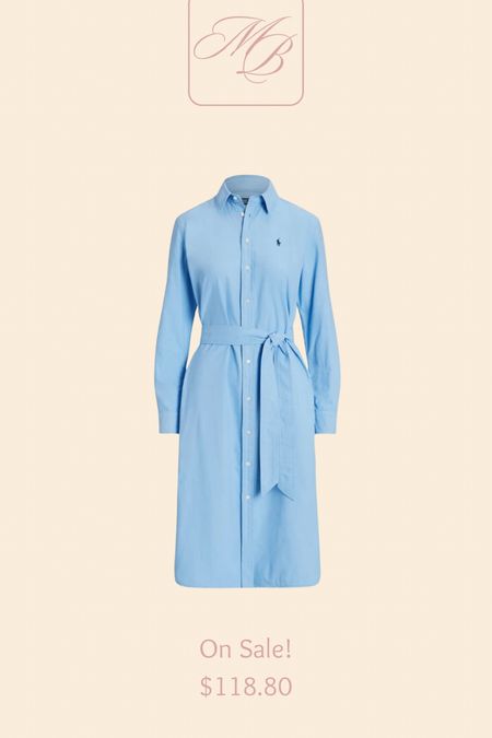 Ralph Lauren long sleeve shirt dress on sale 40% off! 

Over 50 style, over 40 fashion, spring dress, summer dress. 



#LTKsalealert #LTKSeasonal #LTKover40