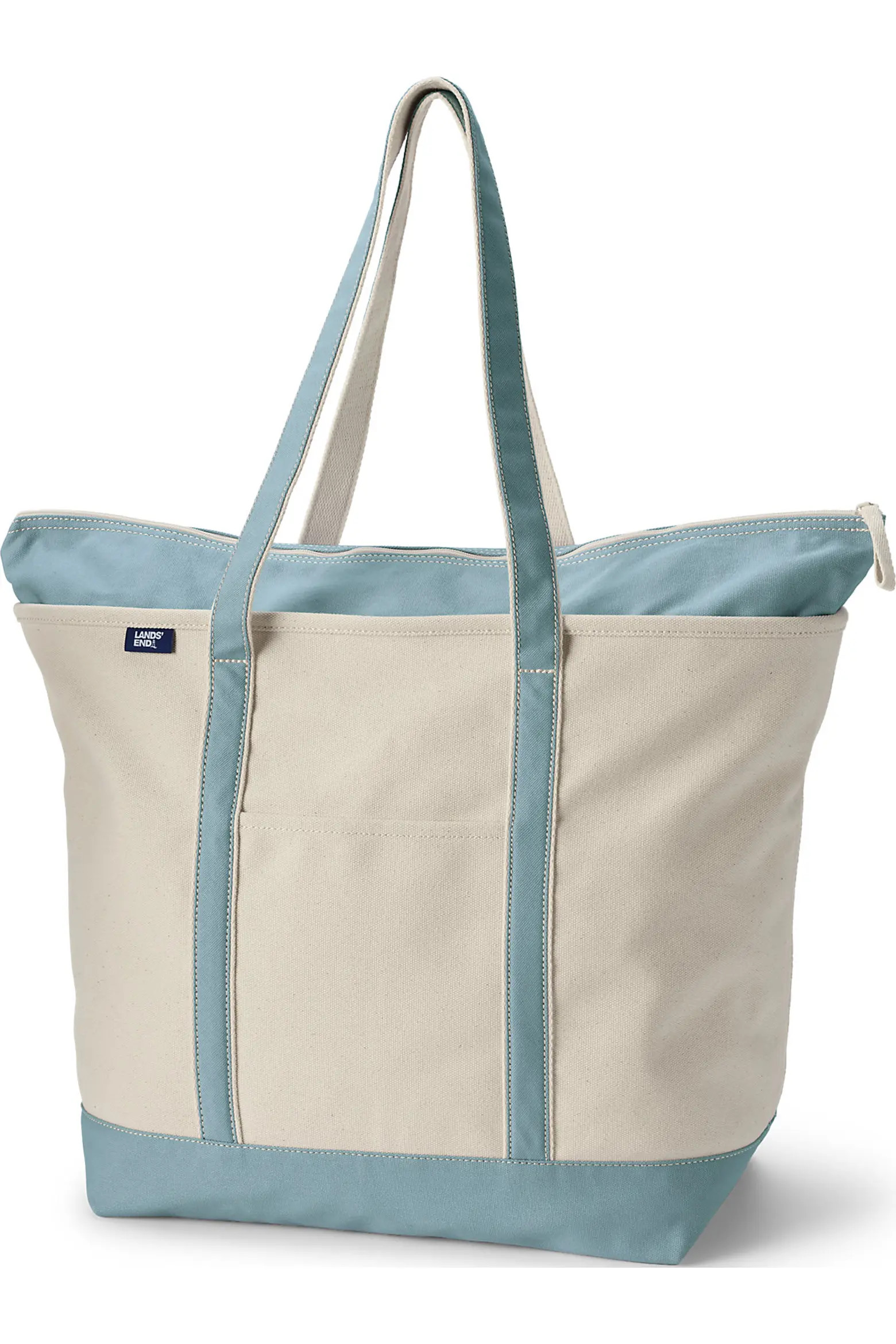 Zip Top Long Handle Canvas Tote Bag | Nordstrom | Nordstrom