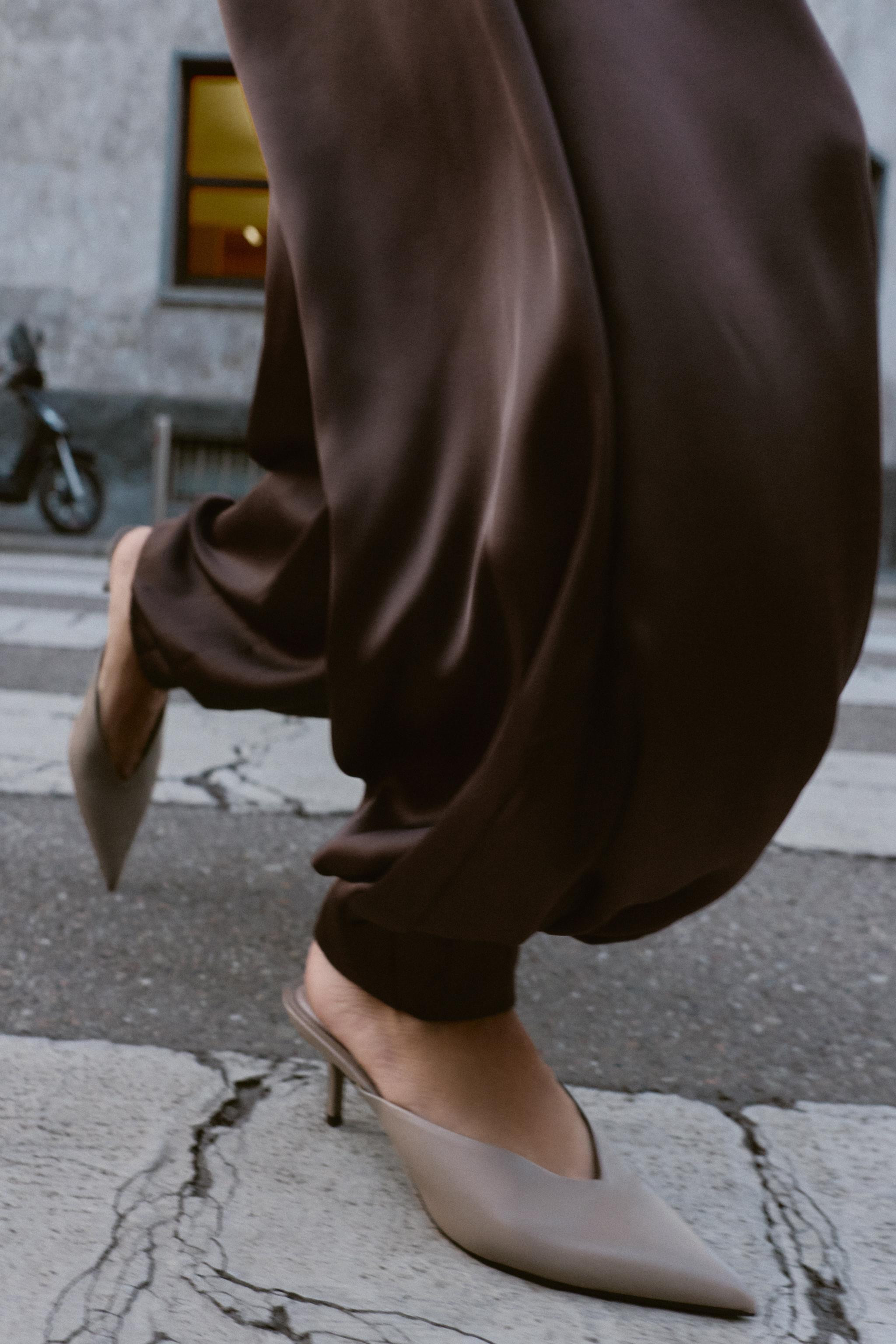 SATIN BLOOMER TROUSERS | Zara US